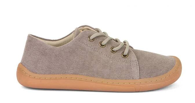 Barefoot plátěné tenisky Froddo grey - tkaničky