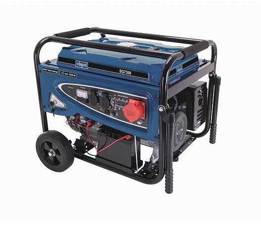 Scheppach SG 7300 Rámová elektrocentrála 5500 W s regulací AVR a elektrostartem
