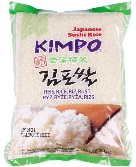 Kimpo sushi rýže Calrose US 1kg 