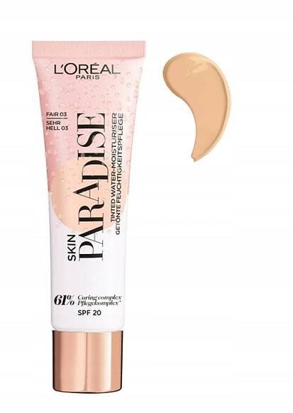 PODKLADOVÁ BÁZE NA OBLIČEJ TONIZUJE A ROZJASŇUJE LOREAL SKIN PARADISE SPF20