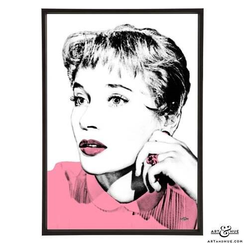 Sylvia Syms stylish pop art print by Art & Hue