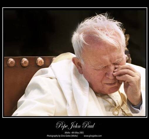 POPE JOHN PAUL II - Malta 2001 - Malta Wedding Photographer - Gino Galea Photo Studio