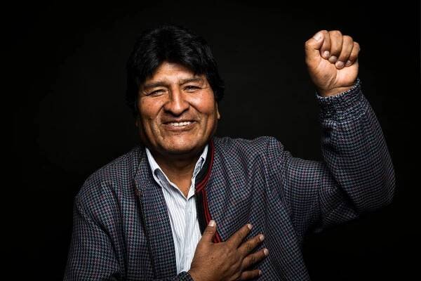 Evo Morales Raises a Fist, but Knows His Presidency is Over