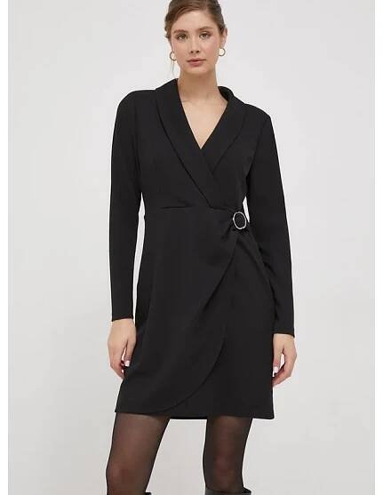 Šaty Dkny černá barva, mini