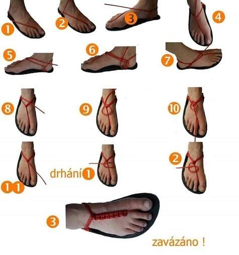 Pin by Marcela Kratochvílová on DIY huarache sandals and other barefoot | Diy sandals, Diy barefoot sandals, Homemade shoes
