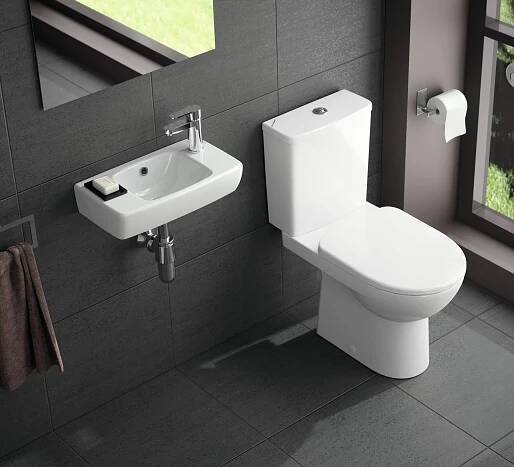 Umývátko Geberit Selnova 40x25 cm otvor pro baterii vpravo 501.517.00.7