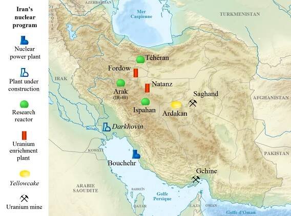 Nuclear facilities in Iran