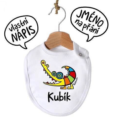 Dětský bryndák se jménem na přání KROKODÝL