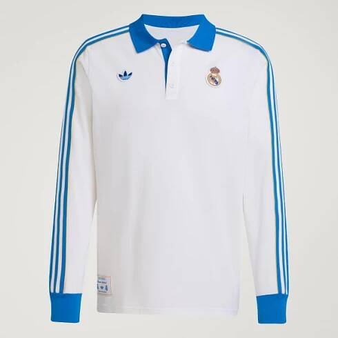 Polo tričko Real Madrid Terrace Icons s dlouhým rukávem