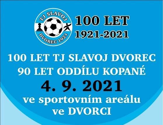 100 let TJ Slavoj Dvorec | NEPOMUK – poutní město, rodiště sv. Jana Nepomuckého