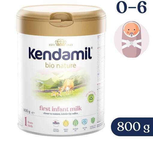 Kojenecké mléko Kendamil BIO Nature 1 DHA+ (800 g)
