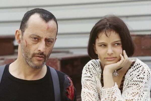 Natalie Portman and Jean Reno in Léon (1994)
