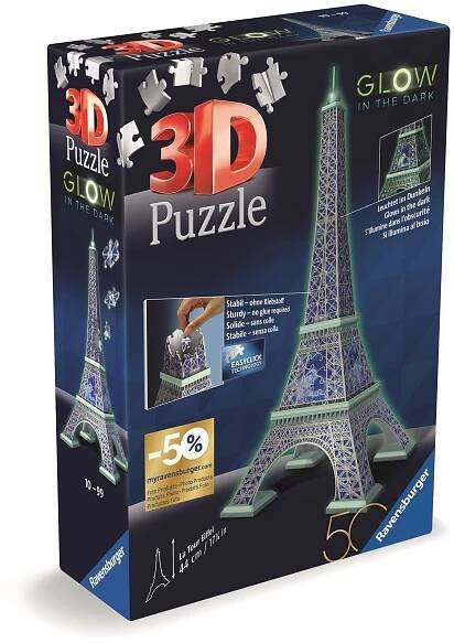 Ravensburger 115914 Eiffelova věž výroční edice (Noční edice)