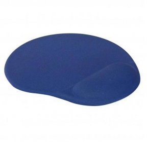 Podložka pod myš ergonomická, gelová, modrá, Logo