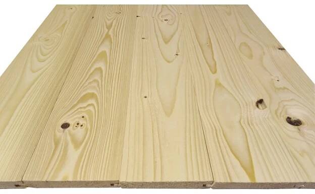 Rauspund Fichte/Kiefer Nut und Feder 19 mm x 116 mm x 2000 mm
