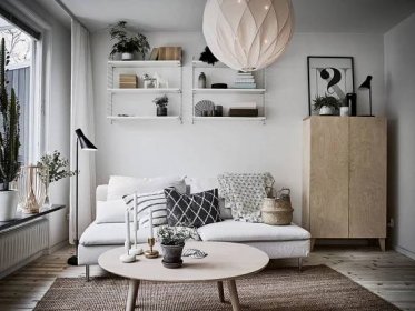 Zařizujeme obývací pokoj ve skandinávském stylu - Domov21