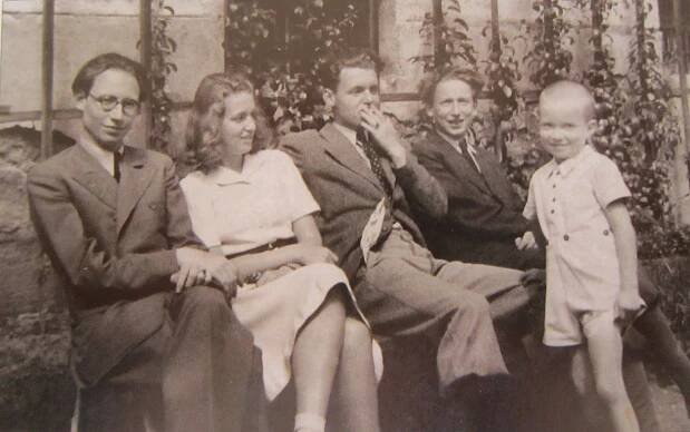 Sourozenci Belcredi - zleva- Ludvík, Marie Teresie, Hugo, Richard, Egbert
