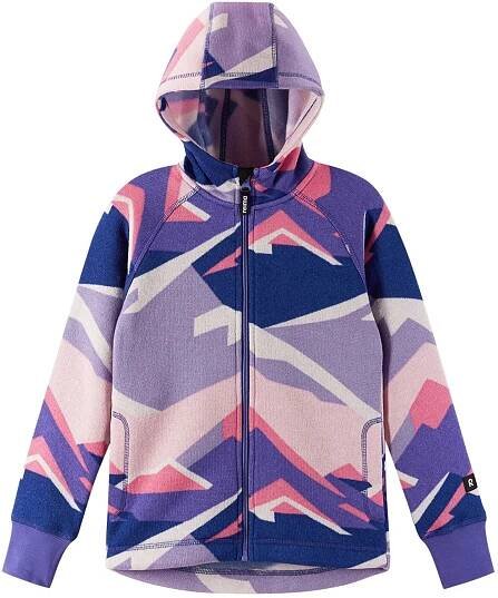 Dětská fleecová mikina Reima Northern - Breezy Violet 134