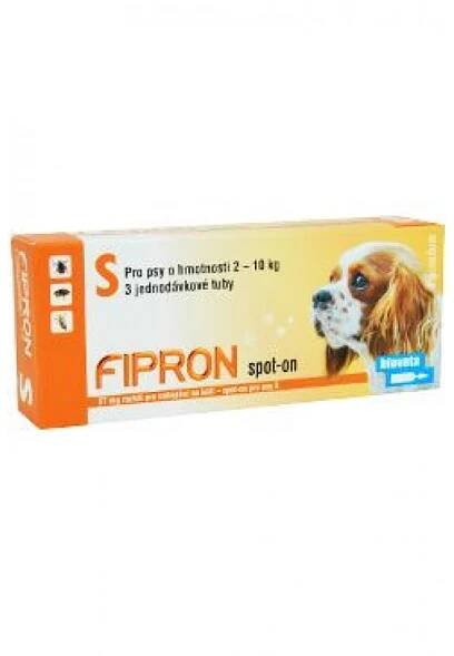 Fipron 67mg Spot-On Dog S sol 3x0,67ml