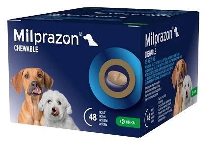 Milprazon Chewable 2.5mg/ 25mg, tablety | Krka