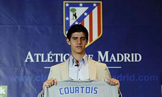 Thibaut Courtois targets a place in the starting line-up after completing loan move to Atletico