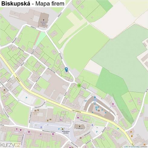 Biskupská - mapy | Kurzy.cz