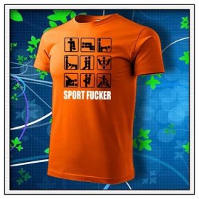 Sport Fucker - oranžové Veľkosť L