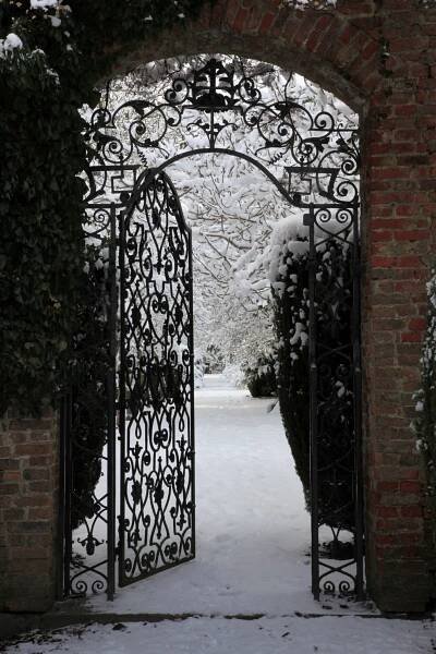 Winter in the garden - Newby Hall