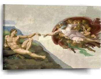 Obraz Sablio Obraz Stvoření Adama - Michelangelo Buonarroti - 60x40 cm