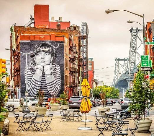 Street art in Williamsburg