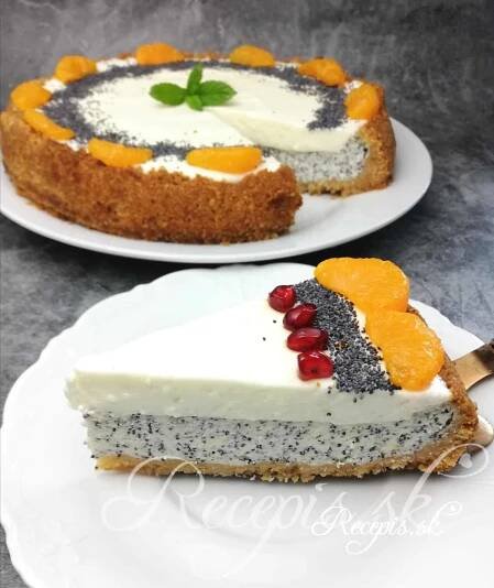 Makový cheesecake