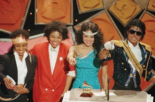 Rebbie Jackson, Janet Jackson, LaToya Jackson & Michael Jackson