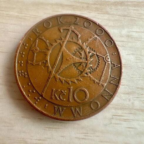 10 Kč Mince 2000 s orlojem - Numismatika