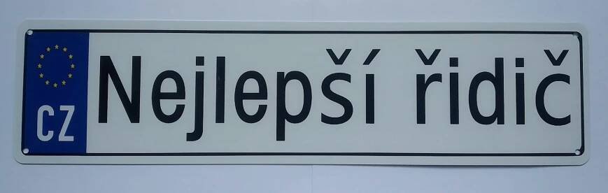 SPZ Nejlepší řidič - Fóry a žerty