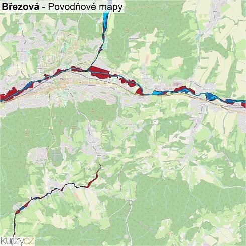 Březová - mapy | Kurzy.cz