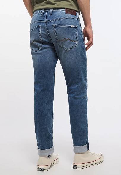 Pánské džíny MUSTANG Oregon Tapered modré - 33/34 | EXE JEANS | Specialisté na džíny Mustang, Cross, Mavi a další