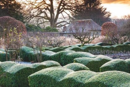 A garden with beautiful structure designed by Arne Maynard