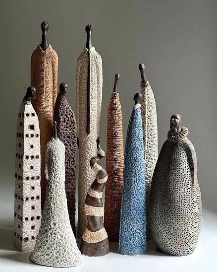 Spanish Artist Carlos Cabo Creates Amazing Abstract Figurative Ceramic Sculptures | Ceramic sculpture figurative, Ceramic sculpture, Sculpture clay
