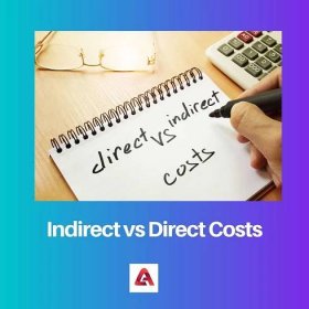 Indirect vs Direct Costs