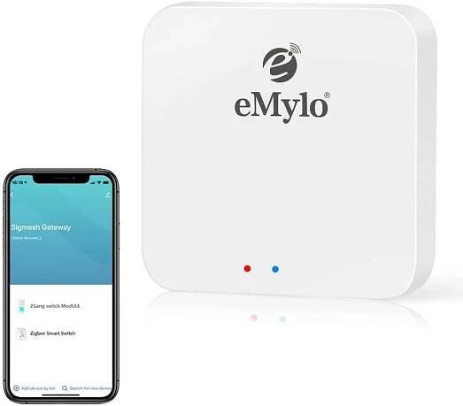 Brána eMylo Zigbee, brána Tuya Zigbee 3.0 Bluetooth 5.0 2 v 1 (337)