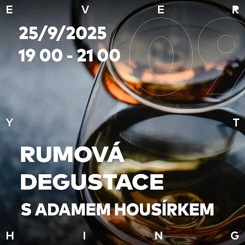 Rumová degustace s Adamem Housírkem