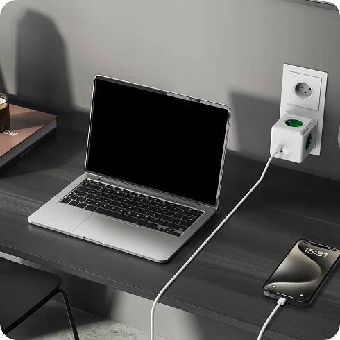 USB-C zásuvka Cubenest PowerCube Original USB A+C PD 20 W 4 zásuvky zelená EAN (GTIN) 6974699971016