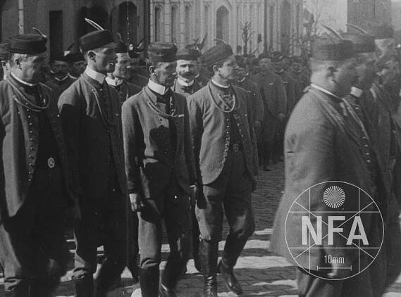 Pohřeb skladatele Františka Kmocha v Kolíně (1912) – Filmový přehled