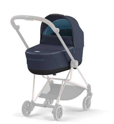 CYBEX Kočárek Mios 3.0 Rosegold, seat pack, lux carry cot Nautical Blue | feedo.cz