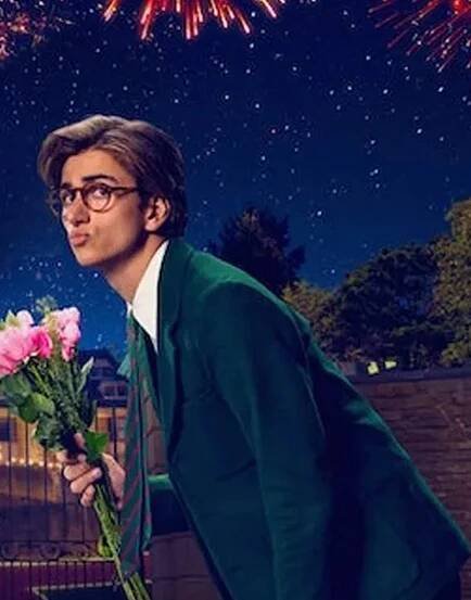 Archie Film How To Date Billy Walsh 2024 Sebastian Croft Green Blazer