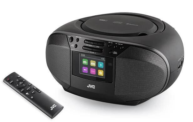 Radiopřijímač DAB+/CD JVC RD-E664B-DAB černý
