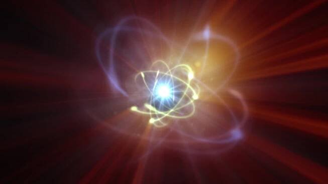 atom orbita abstraktní - kvantová fyzika - stock snímky, obrázky a fotky