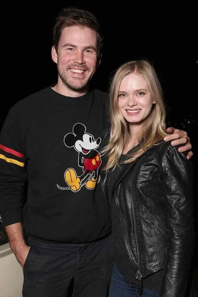 LOS ANGELES, CA - OCTOBER 06: Zach Cregger and Sara Paxton attend an "In A Valley Of Violence" Beyond Fest Post-Reception at Mama Shelter on October 6, 2016 in Los Angeles, California