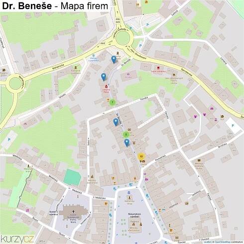 Dr. Beneše - mapy | Kurzy.cz