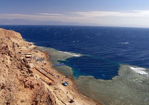 Plakát, Obraz Blue Hole, Dahab, Sinai, Egypt, 40x30 cm